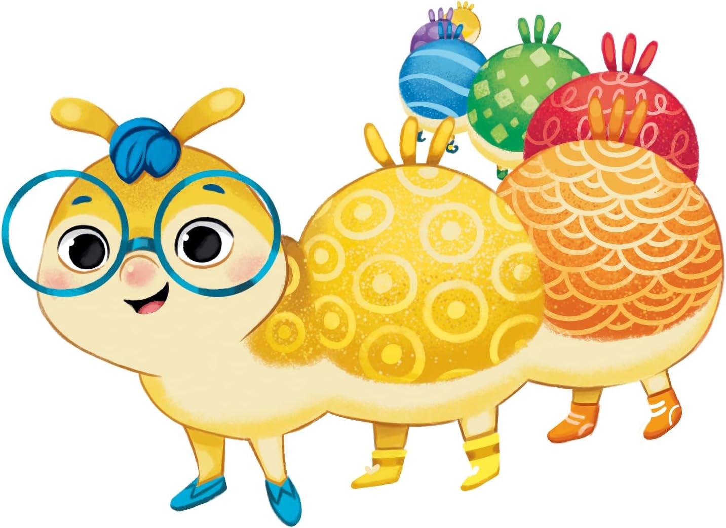 HABA Collecting Game Rainbow Caterpillar - Learning & Assigning Colours - Tile Game from 3 Years - Travel Game for 2-4 Players - Promotes Colour Comprehension - Compact - 1306985001