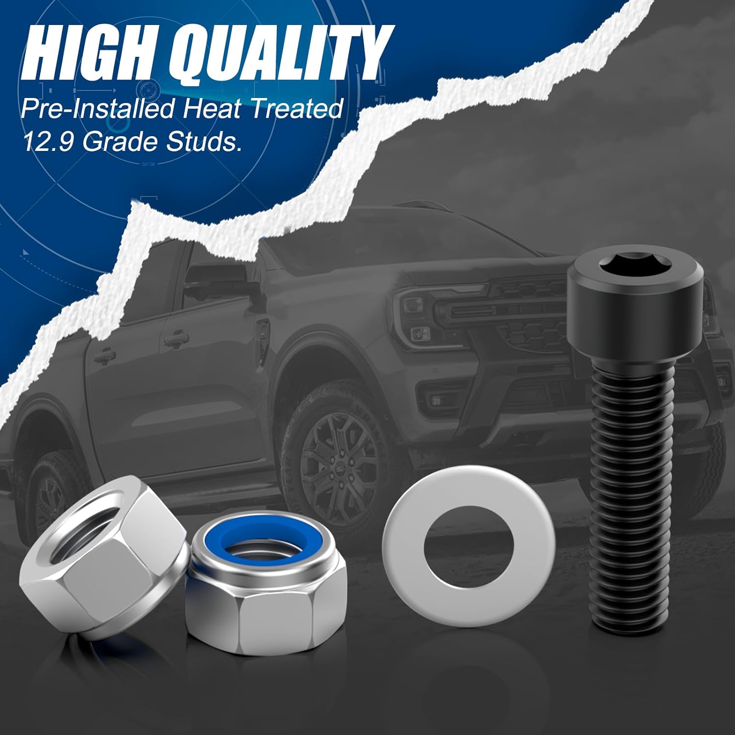 GAsupply 2.5" Front Leveling Lift Kits, Compatible with 2007-2025 Chevy GMC Silverado Sierr 1500 2WD 4WD, 2.5 Inch Raise Strut Suspension Spacers
