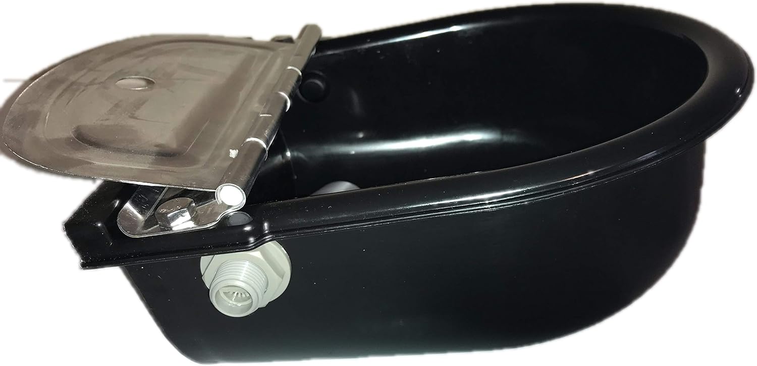 Large Black Automatic Stock Waterer