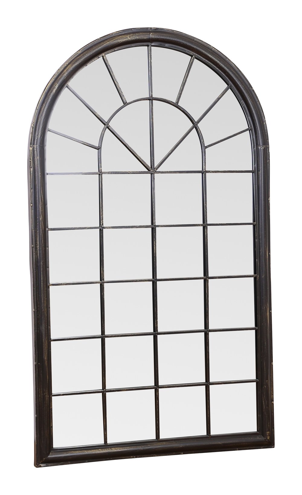 Furniture Mirrors BLACK Select Mirrors Sasha Metal Garden Arched Window