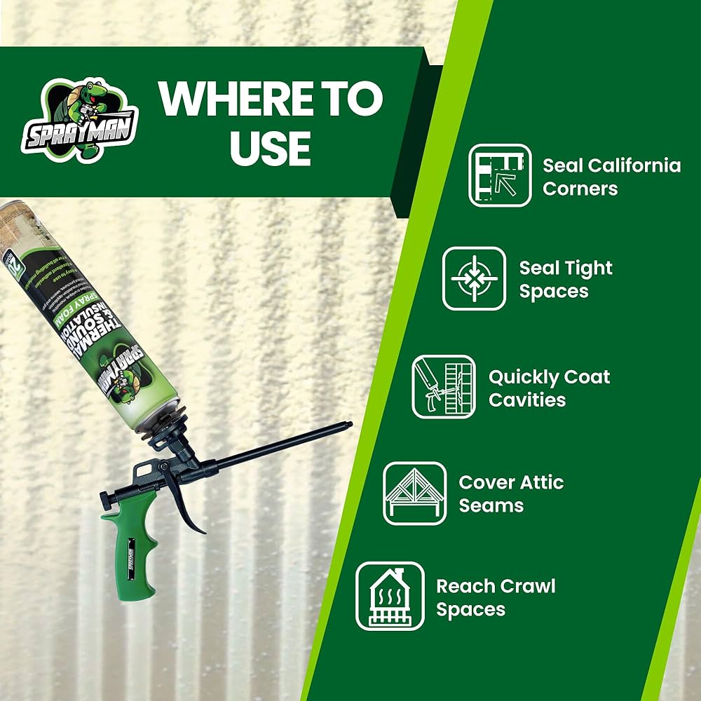 Sprayman Spray Foam Insulation Kit (240 Sq.Ft.) - Closed