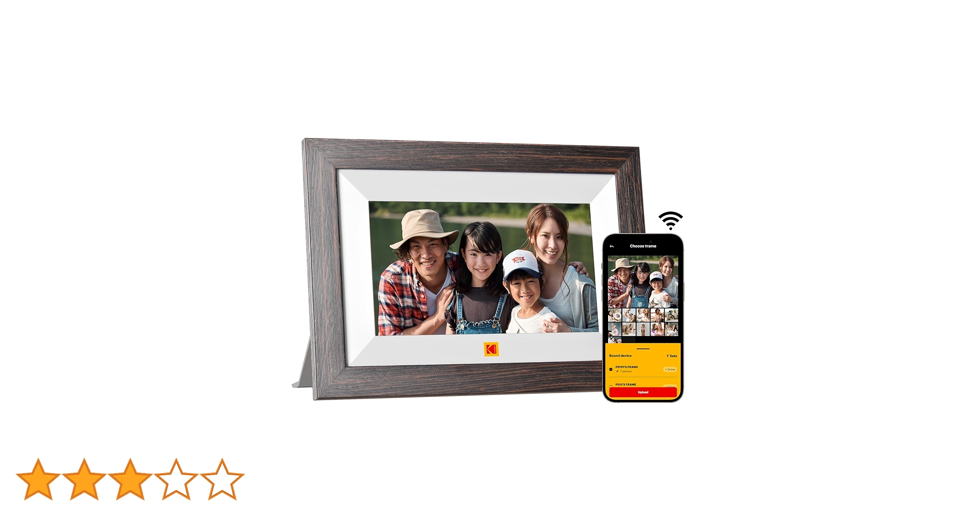 Amazon | 【KODAK 2025年 Wifi デジタルフォトフレーム 7インチ