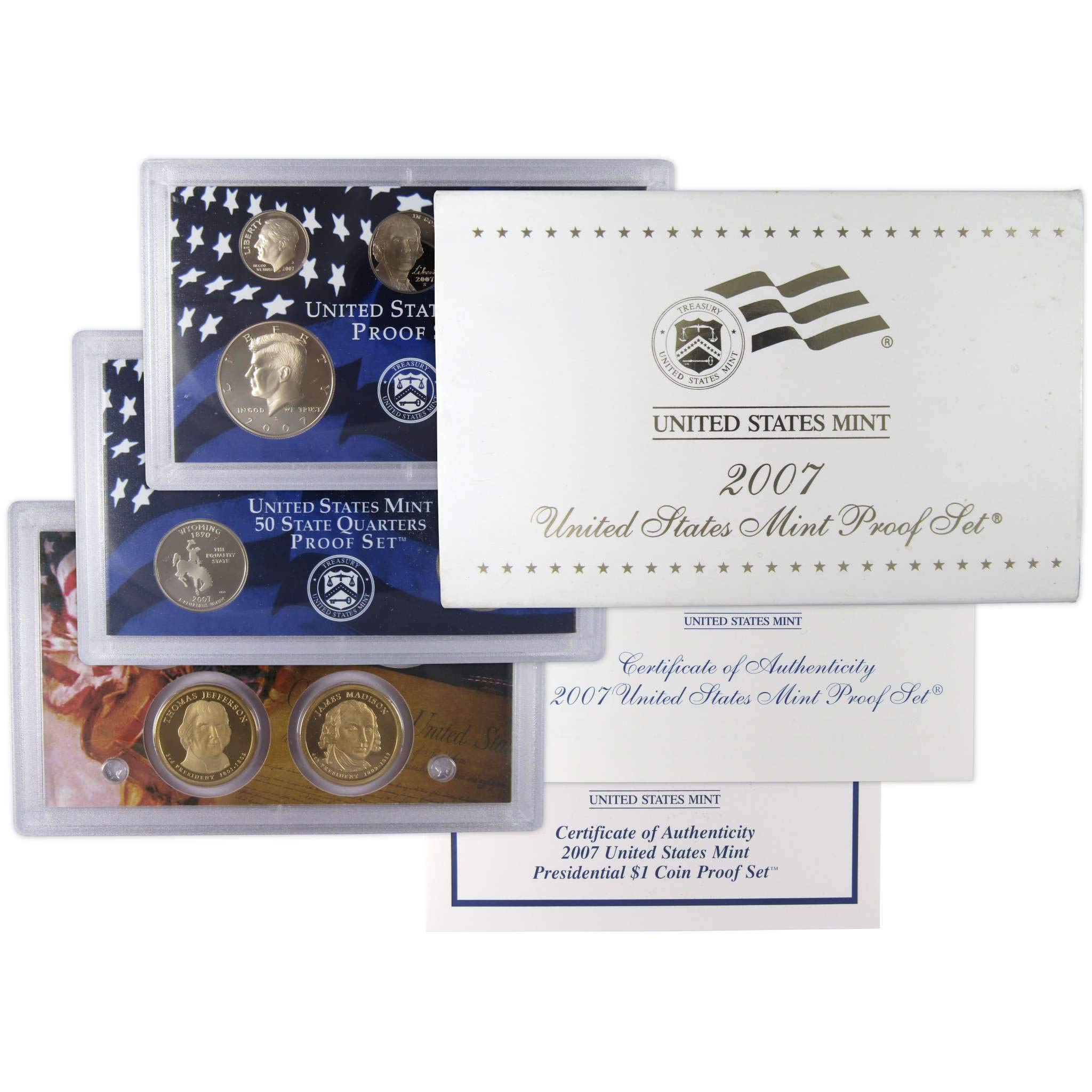 2007 Clad Proof Set U.S. Mint Original Government Packaging OGP