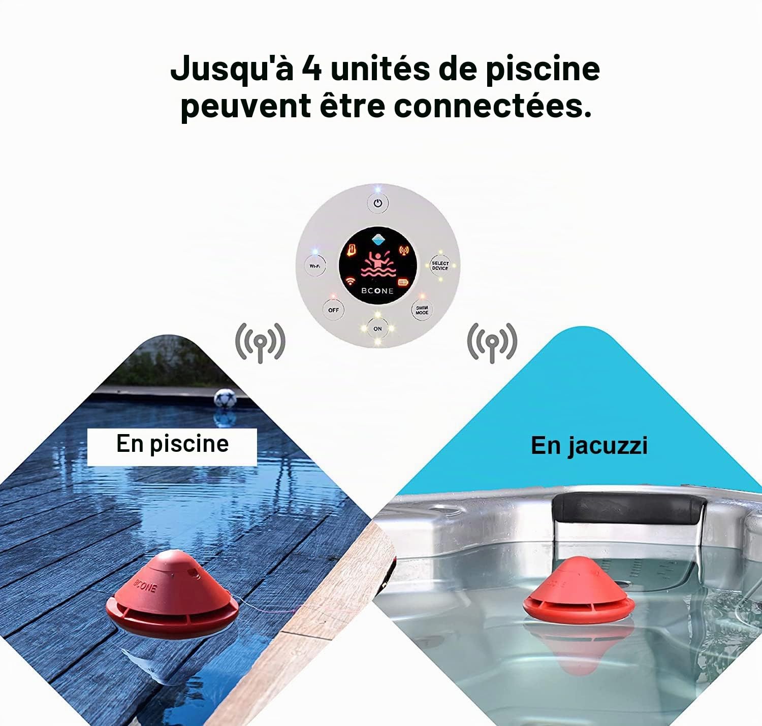Pièce d'origine Lifebuoy pour alarme de piscine BCone - Unité de piscine supplémentaire pour le système d'alarme de piscine BCone