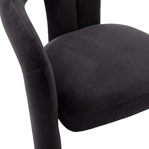 Miniatura 8 de Juego de 2 sillas de comedor modernas, de diseño contemporáneo, silla decorativa tapizada de tela Boucle, cómoda silla auxiliar para cocina,