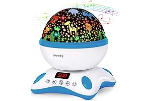 Moredig Nursery Star Projector and Night Light for Kids with Soothing Music