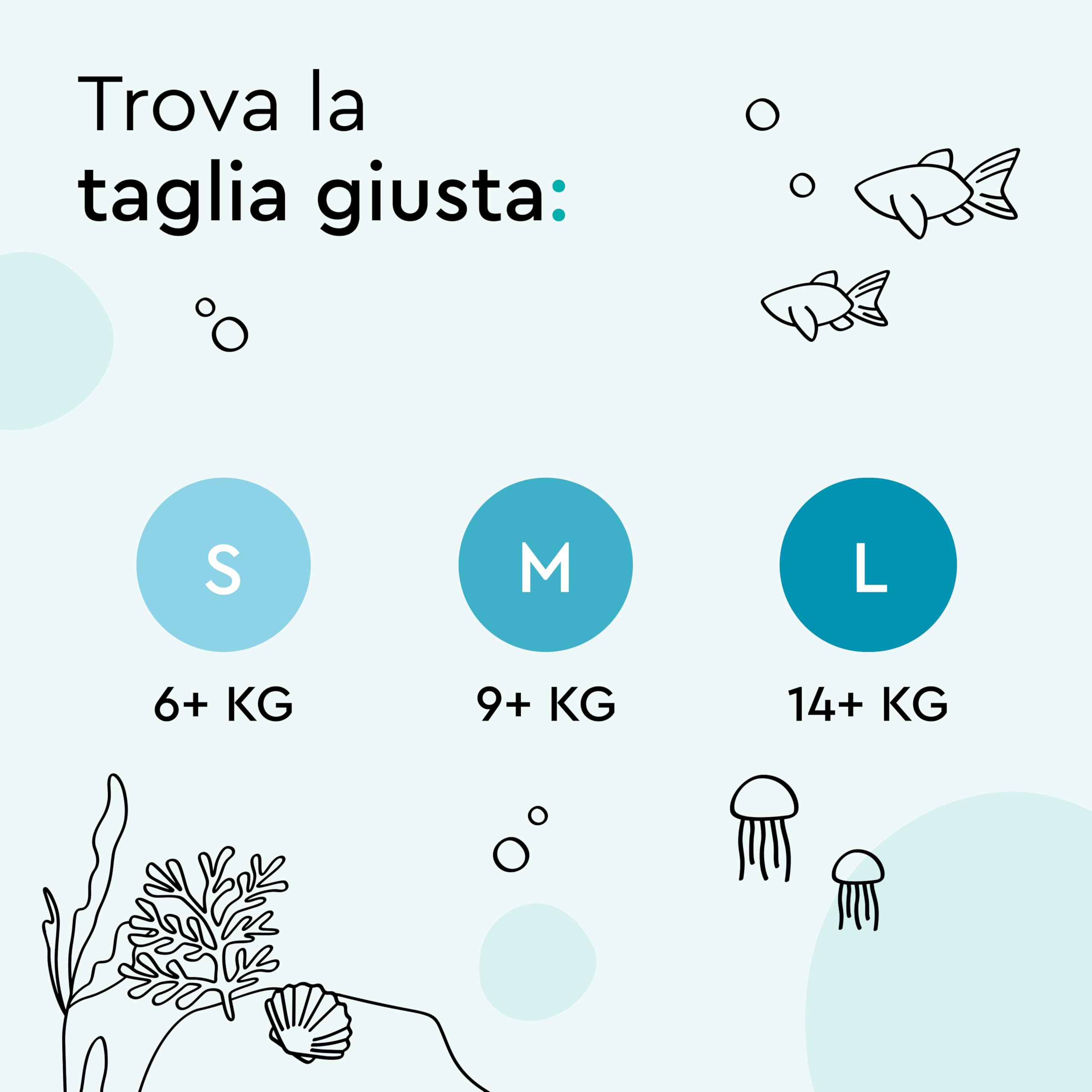 LILLYDOO Pannolini costumino monouso taglia S 6+ kg 20 sztuk