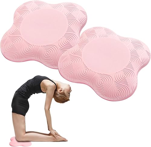 Miniatura 1 de 2 paquetes de rodilleras de yoga extra gruesas para rodillas, codos, muñeca, manos, cabeza, espuma de pilates, almohadilla de rodilla de yoga,