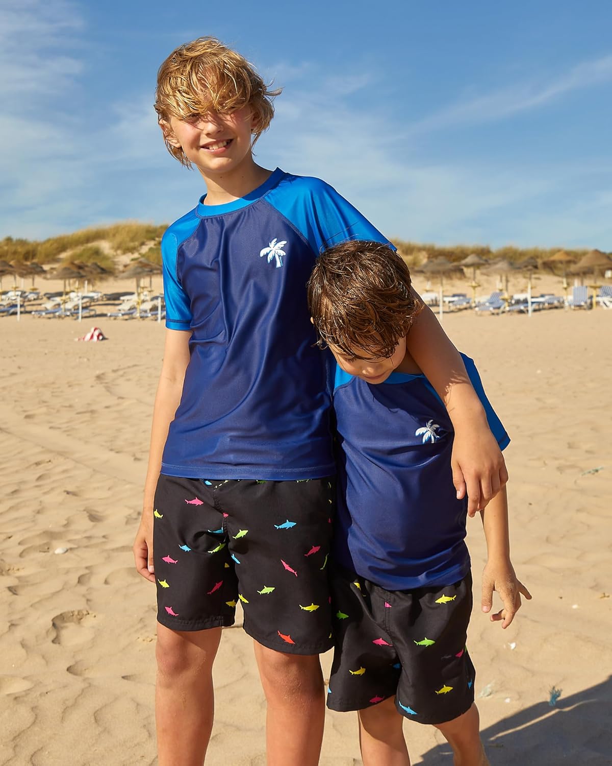 maamgic Swim Trunks Boys Quick Dry Toddler Bathing Suits for Kids Swimsuit Above The Knee Boys Swim Shorts - Image 2