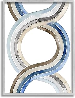 Stupell Industries Modern Two Dimensional Helix Abstract Watercolor Painting, Design by Grace Popp