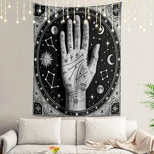 Miniatura 22 de Shrahala Tapiz de meditación, Buda Zen Happiness para colgar en la pared, tapiz grande psicodélico, tapiz decorativo para dormitorio, sala de estar