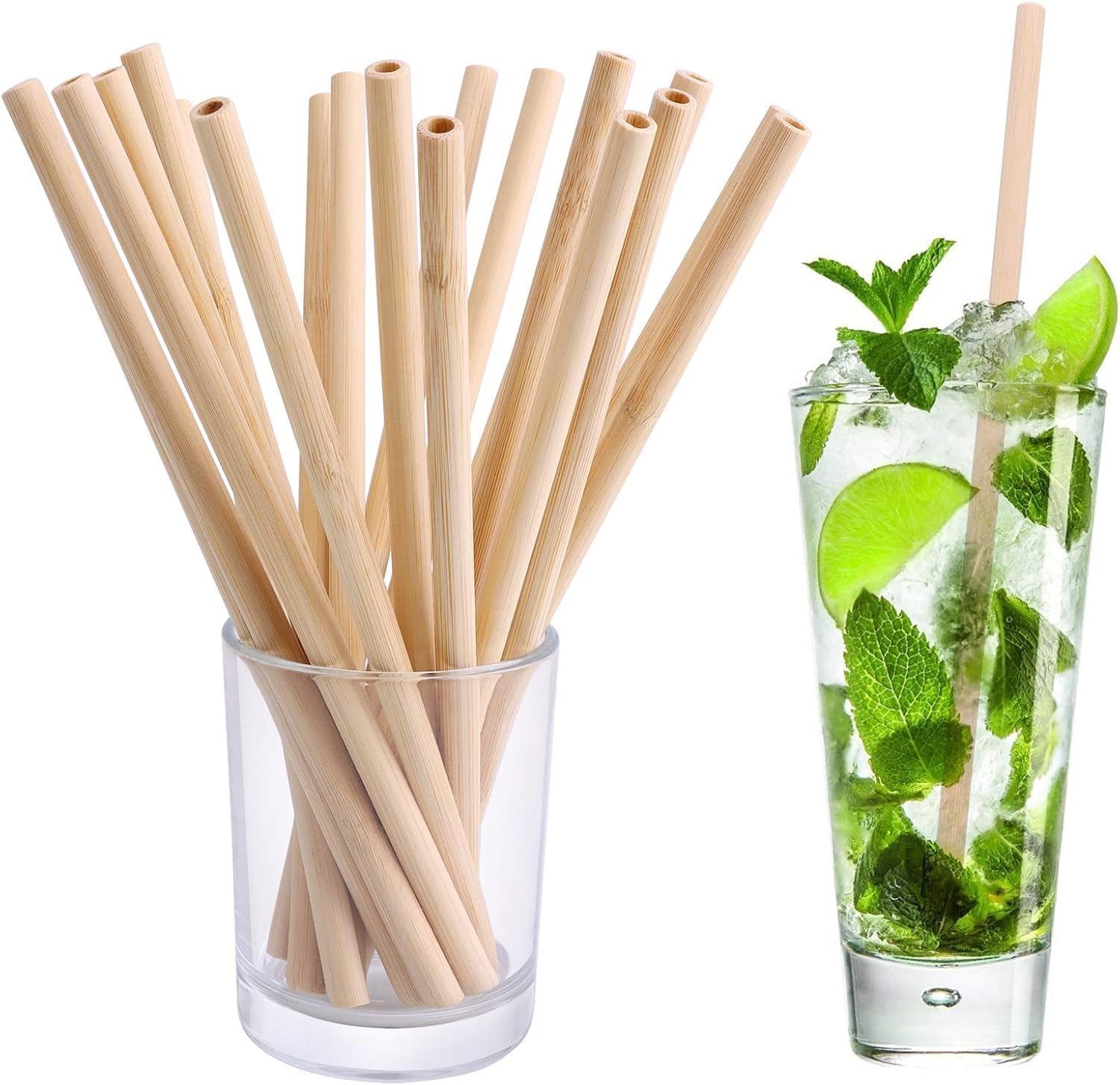 See full amazon price history chart for NJ Organic Bamboo Straws with Cleaning Brush 8 Inches,Biodegradable Reusable Straw for Kids and Adults, Handcrafted Natural Alternative to Plastic, BPA Free Non-Toxic and No Inks Dyes Straws:6 Pcs NJ Organic Bamboo Straws with Cleaning Brush 8 Inches,Biodegradable Reusable Straw for Kids and Adults, Handcrafted Natural Alternative to Plastic, BPA Free Non-Toxic and No Inks Dyes Straws:6 Pcs (B07ZVS7G8G) Amazon Price History, Amazon Price Tracker
