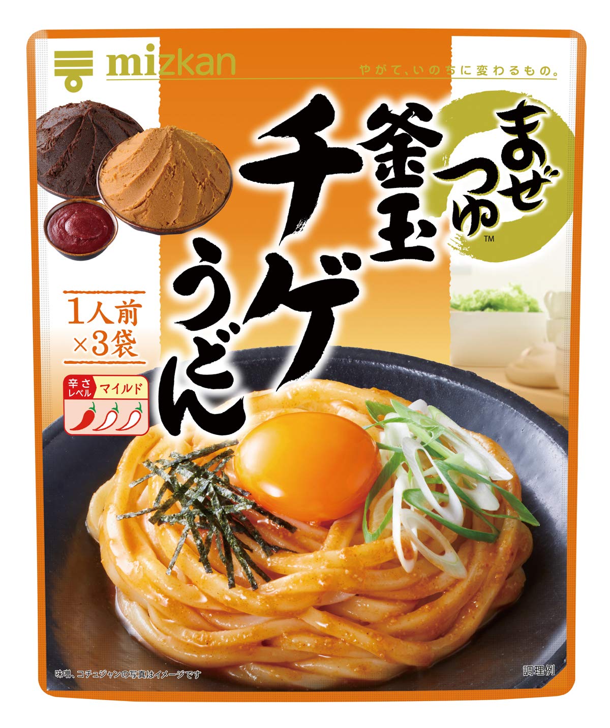 Amazon.co.jp: ミツカン まぜつゆ 釜玉チゲうどん 81g×6個 : 食品