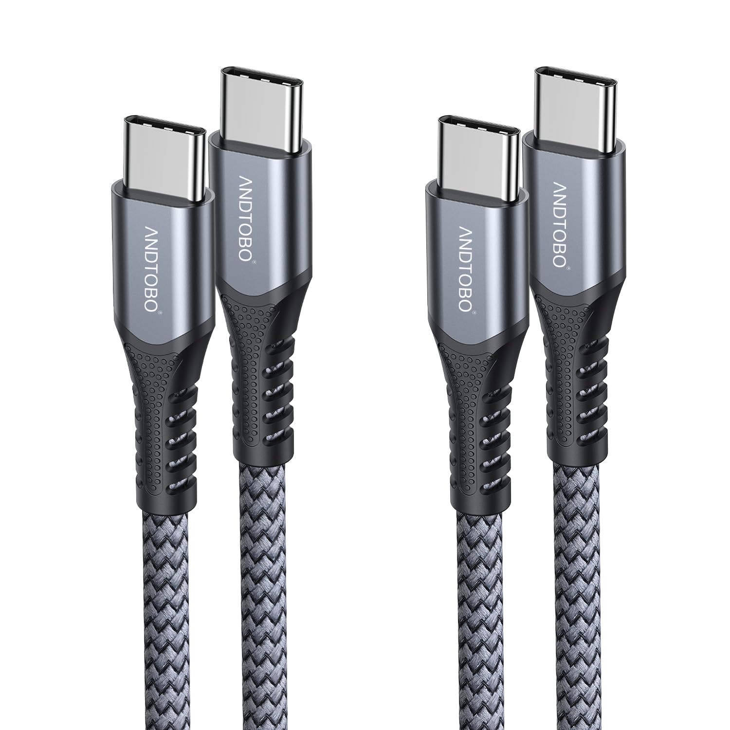 Cavo USB C USB C 60W [2Pezzi 2M], Cavo USB Type-C Ricarica Rapida per iPhone 16 15 Plus Pro Max, Samsung S24 Ultra S23 S22, iPad Pro Air, MacBook, Pixel 7 Pro, Switch, PS5