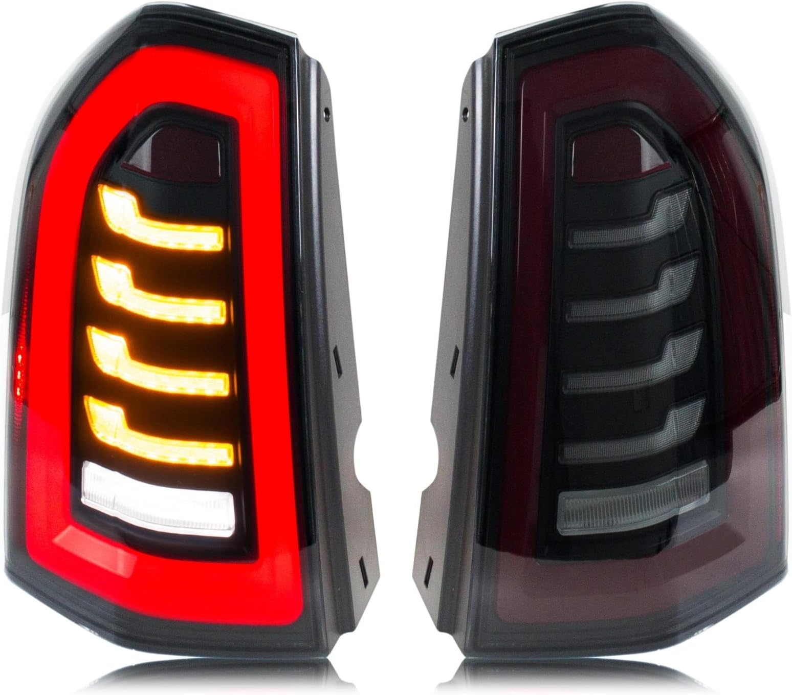 Tail Light LED Tail Lights For Chrysler 300 300C 300S 2011-2014 Dynamic Signal Start-up Animation Pair Black Rear Lamps Assembly Trailer Lights