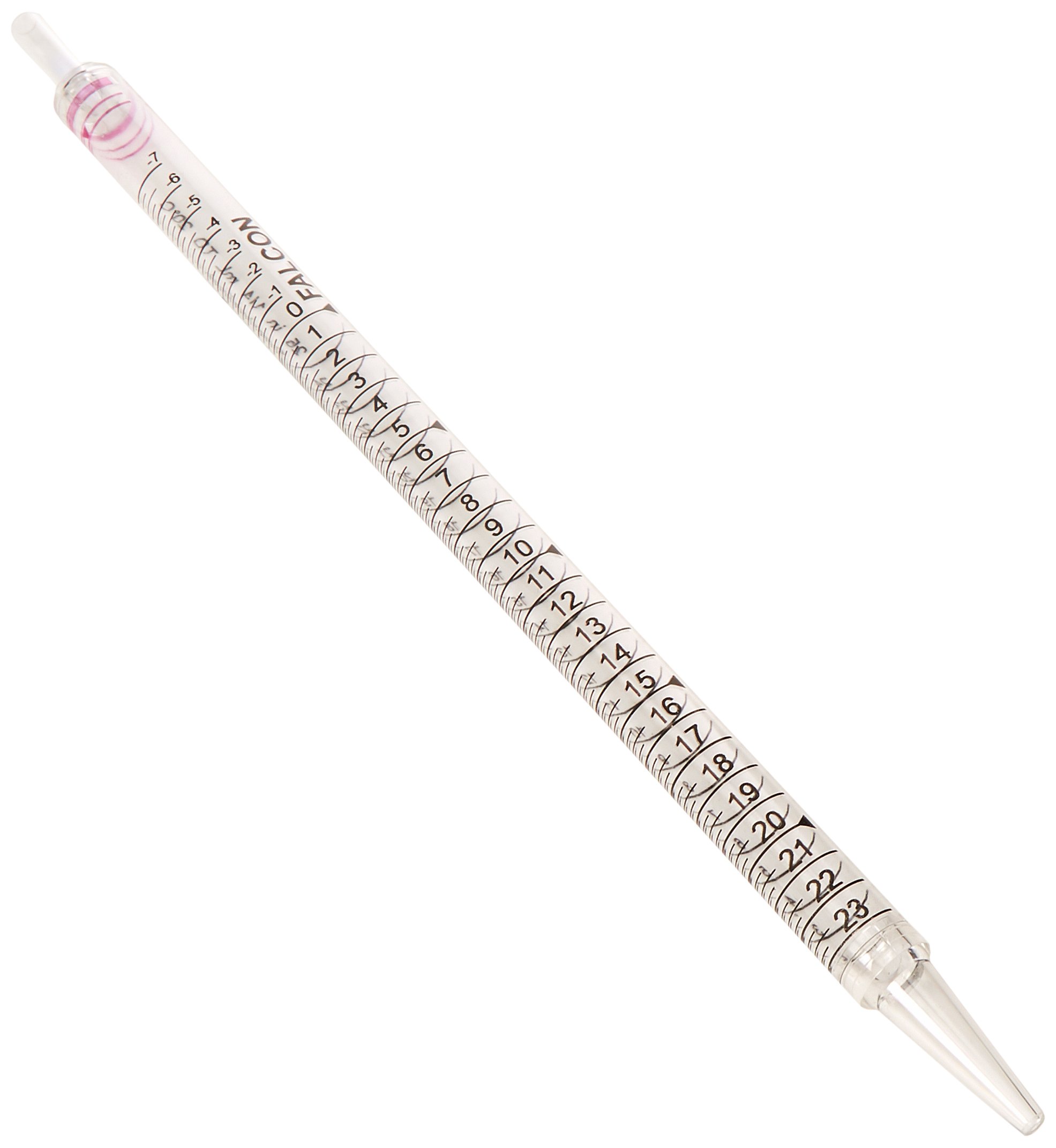 Corning Falcon Polystyrol Platzsparende Serologische Pipette, 0.25 Schritte, Einzeln verpackt, Steril, 25mL Kapazität, Klar, 200 Stück