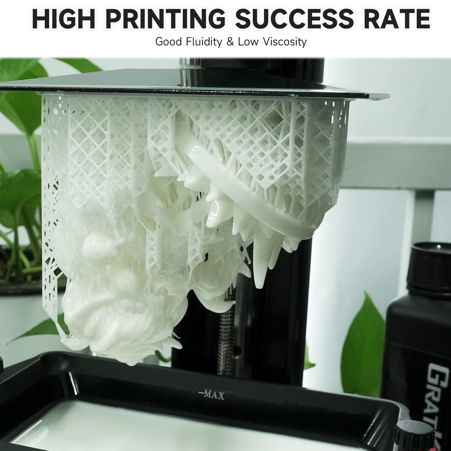 Resina Per Stampa 3D Conjure Standard Makrone - 405 Nm, 1 Kg, Blu, Per LCD/DLP - Foto 8