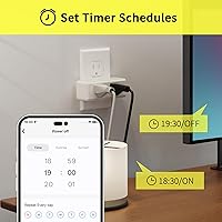 Vista 7 de Minoston Enchufe de salida dual Zwave serie 800, interruptor repetidor Z-Wave de encendido/apagado con 2 enchufes de control individuales, requiere