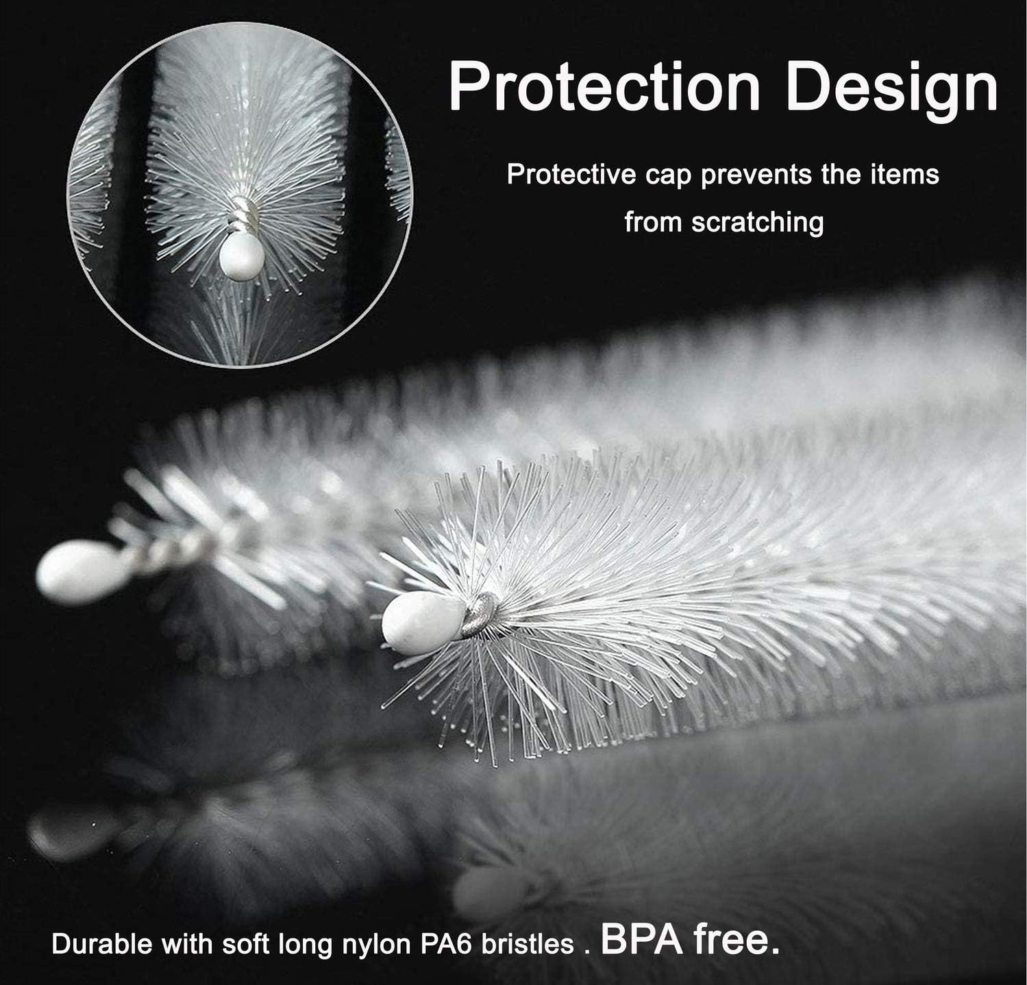 Onе-Dау Sаlе: Uр tо 70% оƒƒ Straw Cleaner Brush Set 8 - Pieces of (2 Size) 8 Inch and 9.5 Inch Straw Brush, Nylon Bristles and Stainless Steel Handle Bendable Straw Brushes for Easy Cleaning on Tumbler,Sippy Cup, Pipes, Tubes.