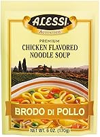 Vista 1 de Alessi Soup Mix Brodo di Pollo Sopa de fideos con sabor a pollo, 6 onzas (paquete de 1)
