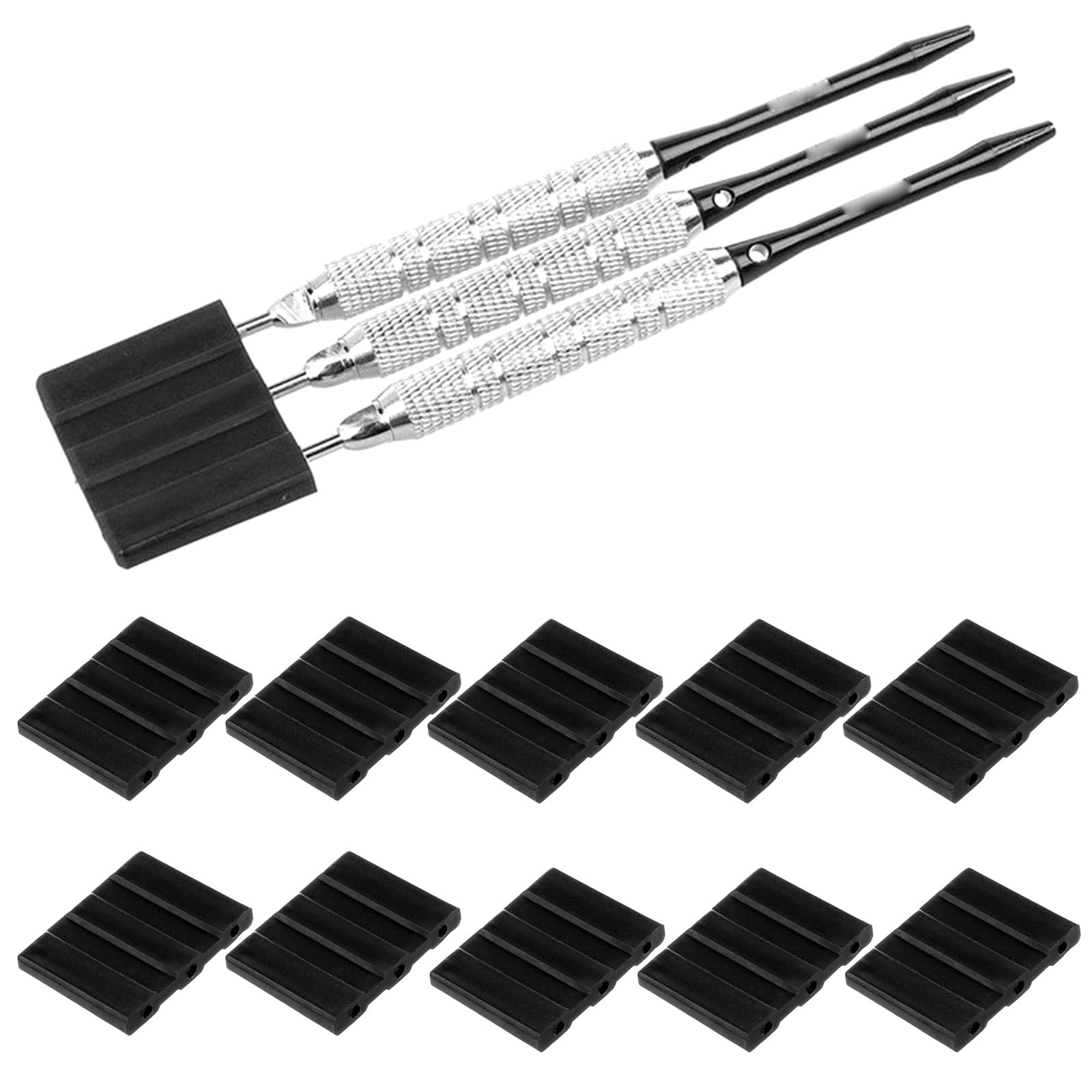 Protège-ailettes Pour Fléchettes – Set De 1 Protection En PC Avec Outil Correcteur De Queue, Pour Vols Durables