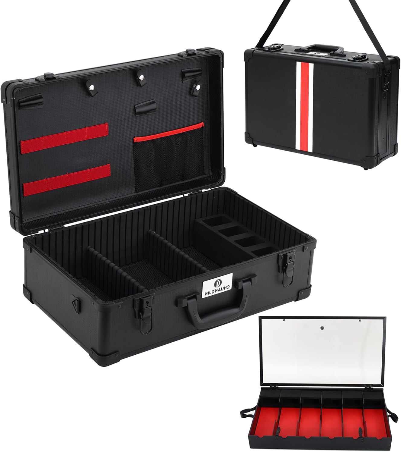 Large Barber Carrying Case, Hairdresser Tool Box Martinique Ubuy