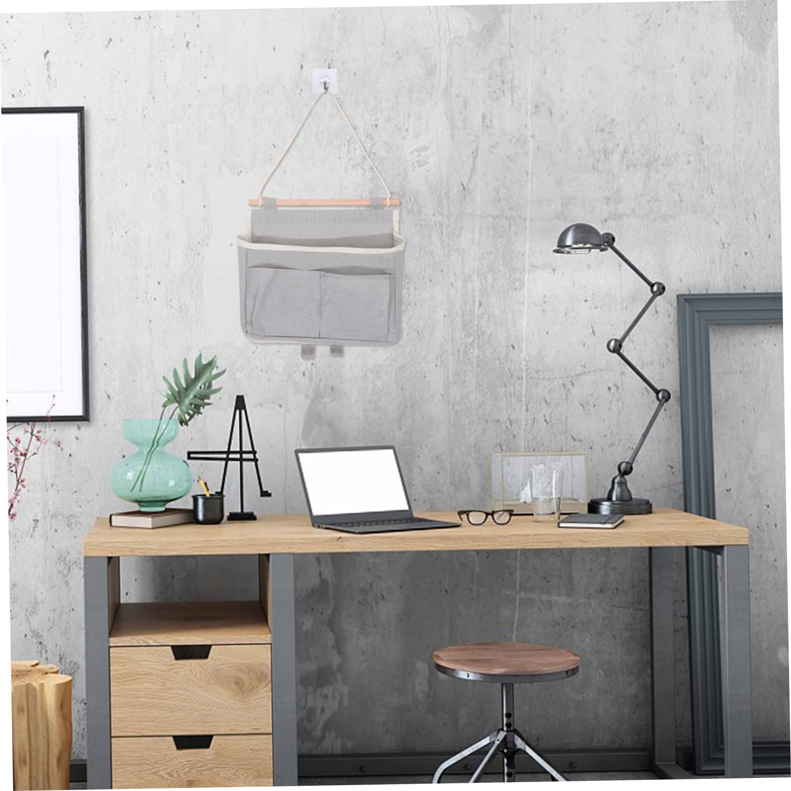 Garneck 5 Pz Borsa a parete wall organizer borsa da appendere organizer per riporre gli oggetti sopra la porta sigillante cestino del dormitorio studenti presenti