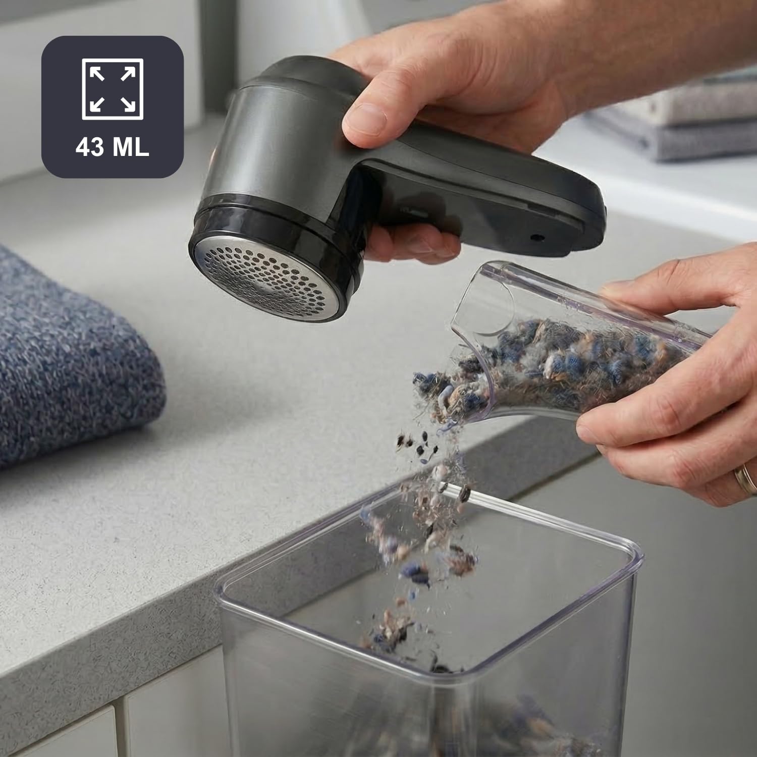 BLACK+DECKER BXLR500E - Bezprzewodowy plusz Rasy, 90 min autonomii, ładowarka USB, wyjmowany zbiornik łatwy do czyszczenia, odpowiedni do wszystkich tkanin, ergonomiczny design