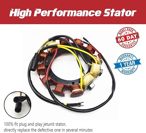 Miniatura 6 de V6 Stator For Johnson Evinrude 173-4287 Outboard 185,200,225,250,275,300 HP 583415 584287 763765 18-5861 1988-1994 35-Amp 2-Stroke 6/8-Cylinder