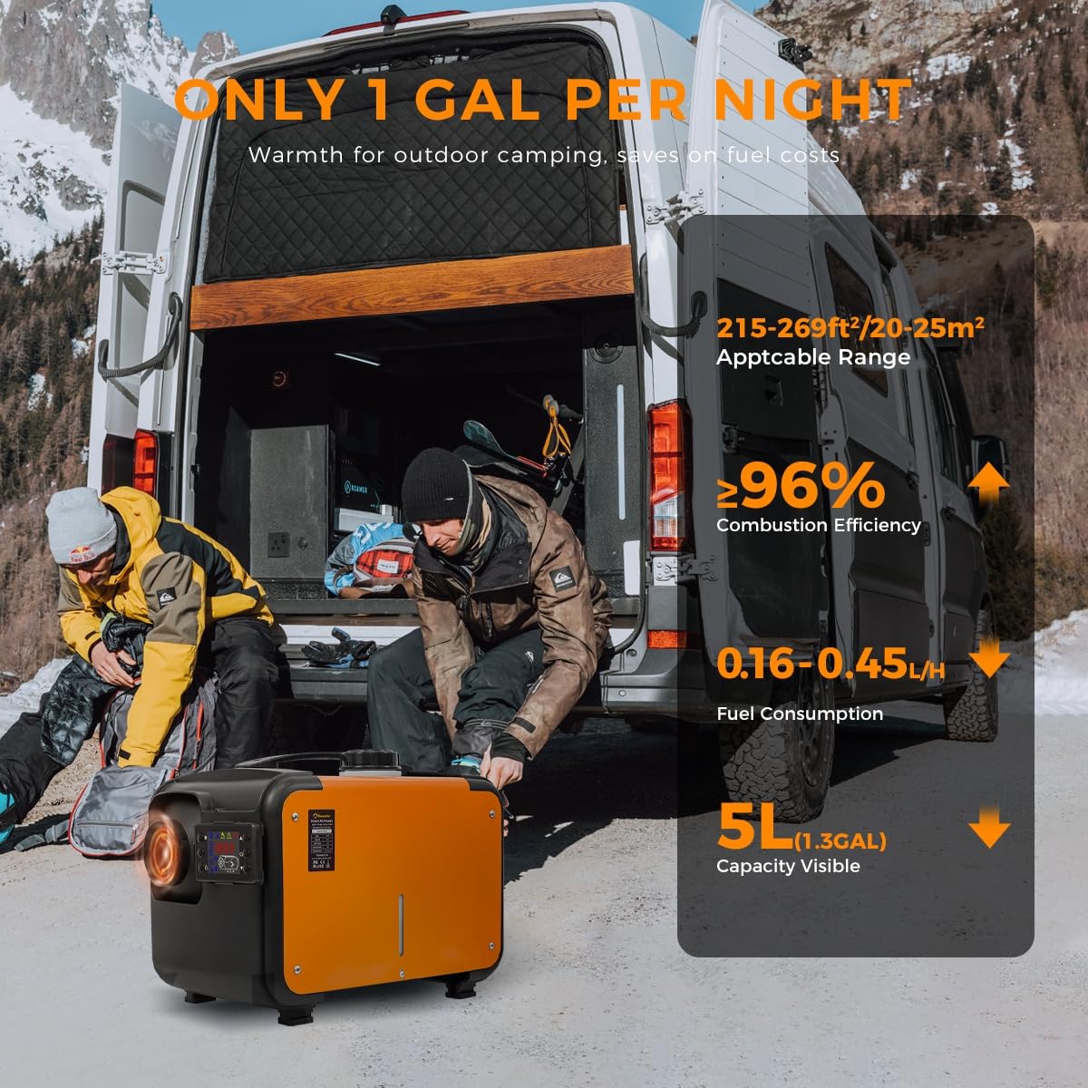 Sunster 12/24V Standheizung Diesel, 8kW 0.18-0.48L/h für Auto RV | 12V/24V, 8kW, 0.18-0.48L/h, Diesel Air Heater, for Auto, RV, Truck, Bus