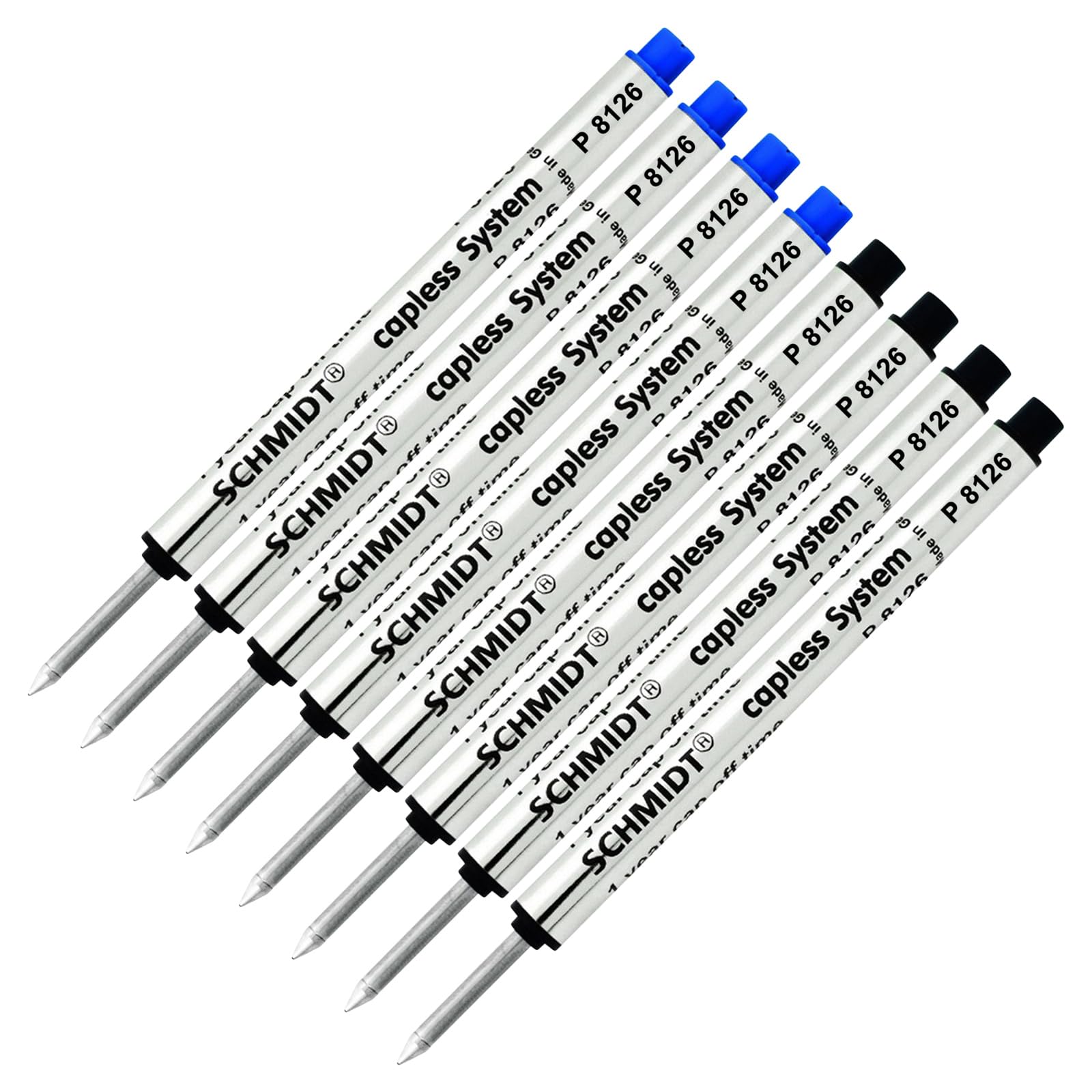 Schmidt P8126 Rollerball Inserts Schmidt P8126 Black Blue