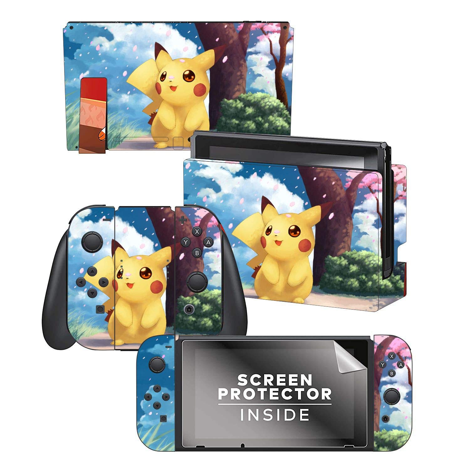 ELTON 3M Skins Decal for Nintendo Switch, Anti-Scratch Durable Cover Sticker Matte Protector Vinyl Wrap Full Set Faceplate Joy-Con Console Dock Brand: ELTON [video game] (B08YNMDNGC) Amazon Price History, Amazon Price Tracker