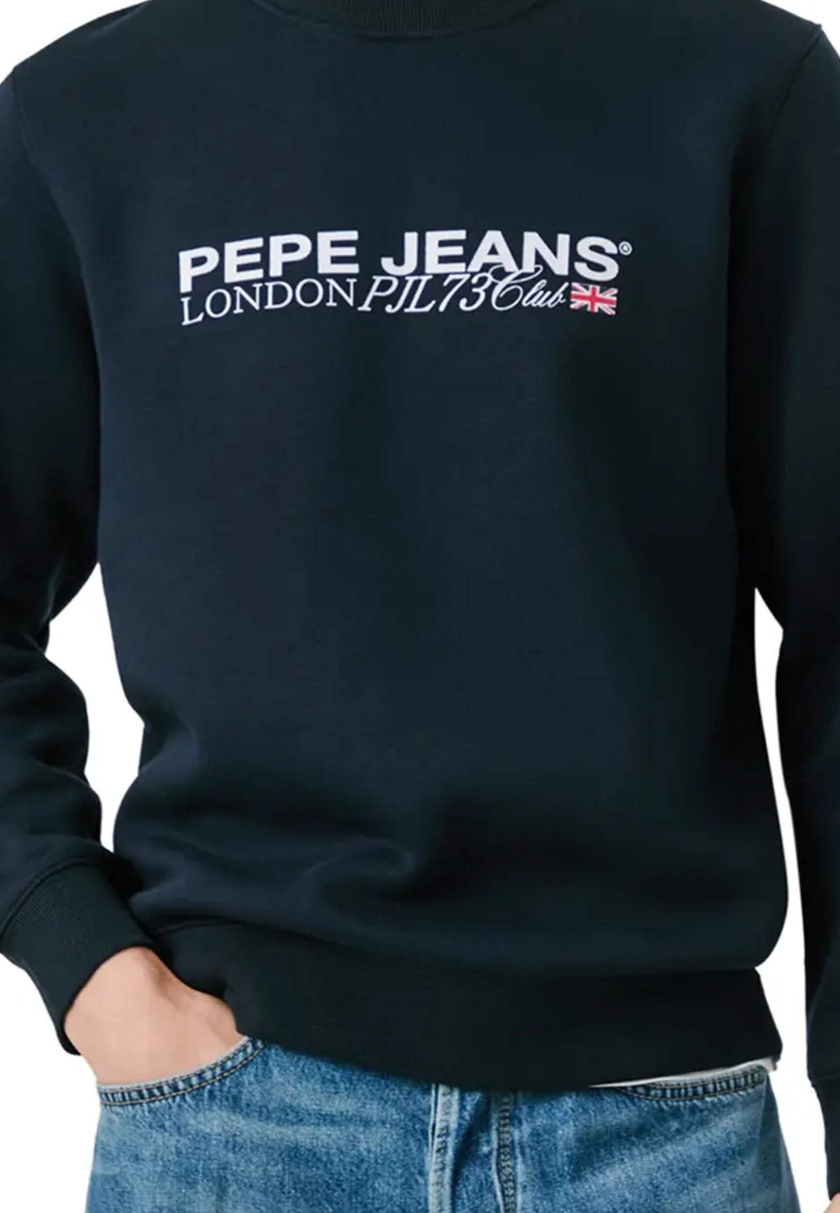 Pepe Jeans Męska bluza MATTHEW CREW, niebieska (DULWICH BLUE), XL, Niebieski (Dulwich Blue), XL