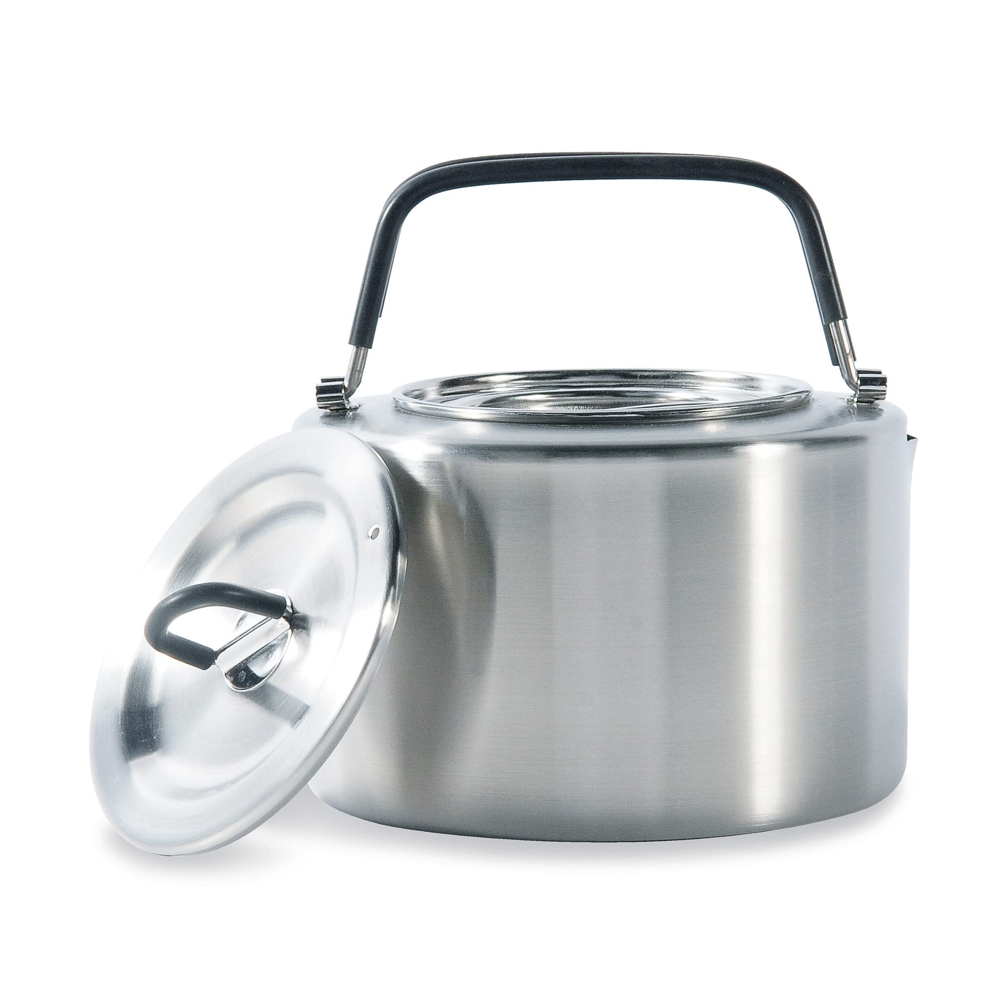 Tatonka Teekessel Teapot 1,5 L - Wasserkessel aus Edelstahl mit 1,5 Liter Volumen - Inklusive Teesieb (Ø 15 x 10 cm)