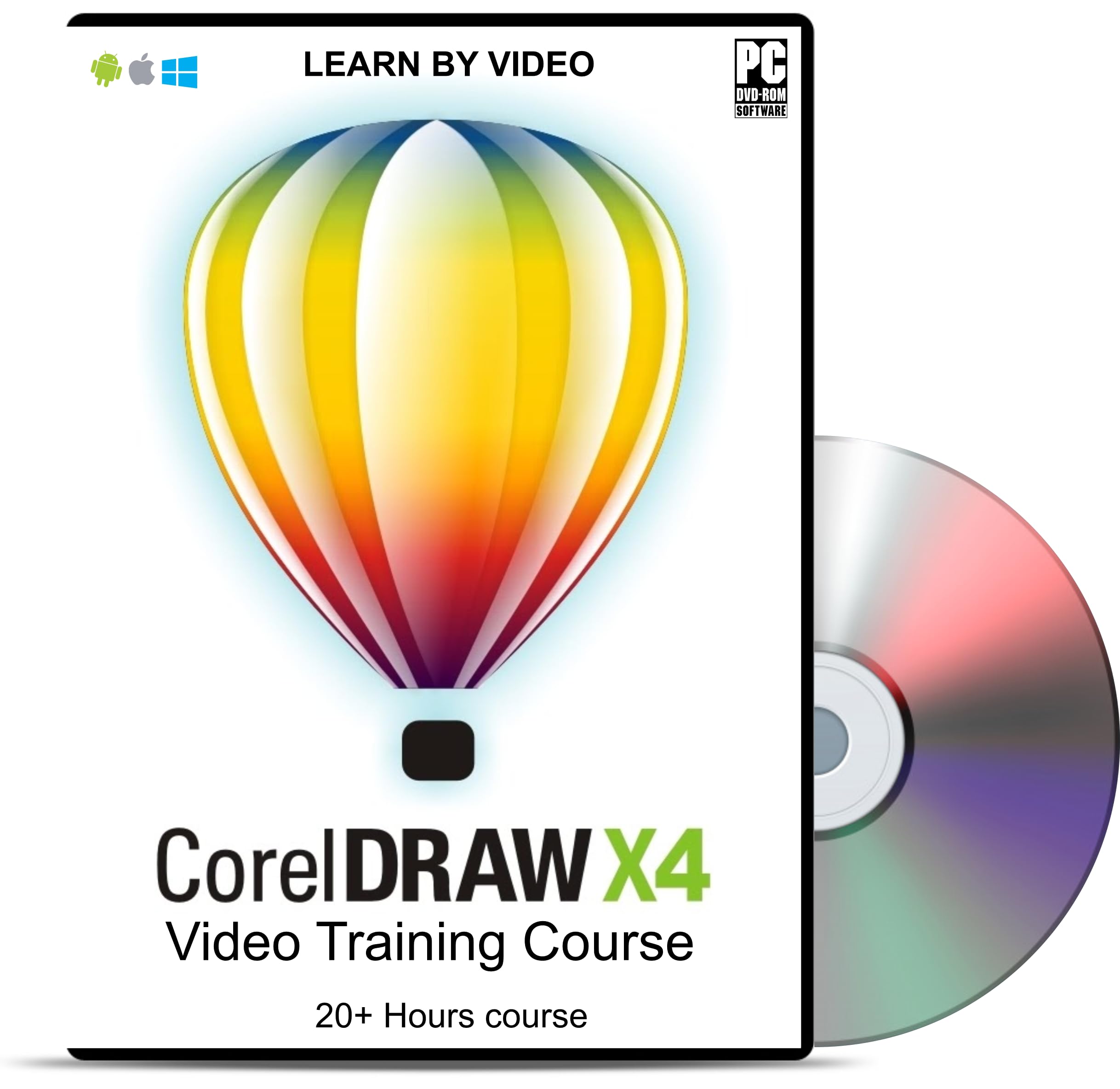 vtorial Learn CorelDRAW X4 Video Training (20 Hrs) DVD Course | LIFETIME ACCESS (B07RGNKT2B) Amazon Price History, Amazon Price Tracker