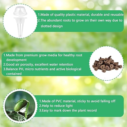 Miniatura 3 de Kit de 125 cápsulas de semillas hidropónicas, kit para cultivar cualquier cosa, compatible con suministros hidropónicos de todas las marcas,