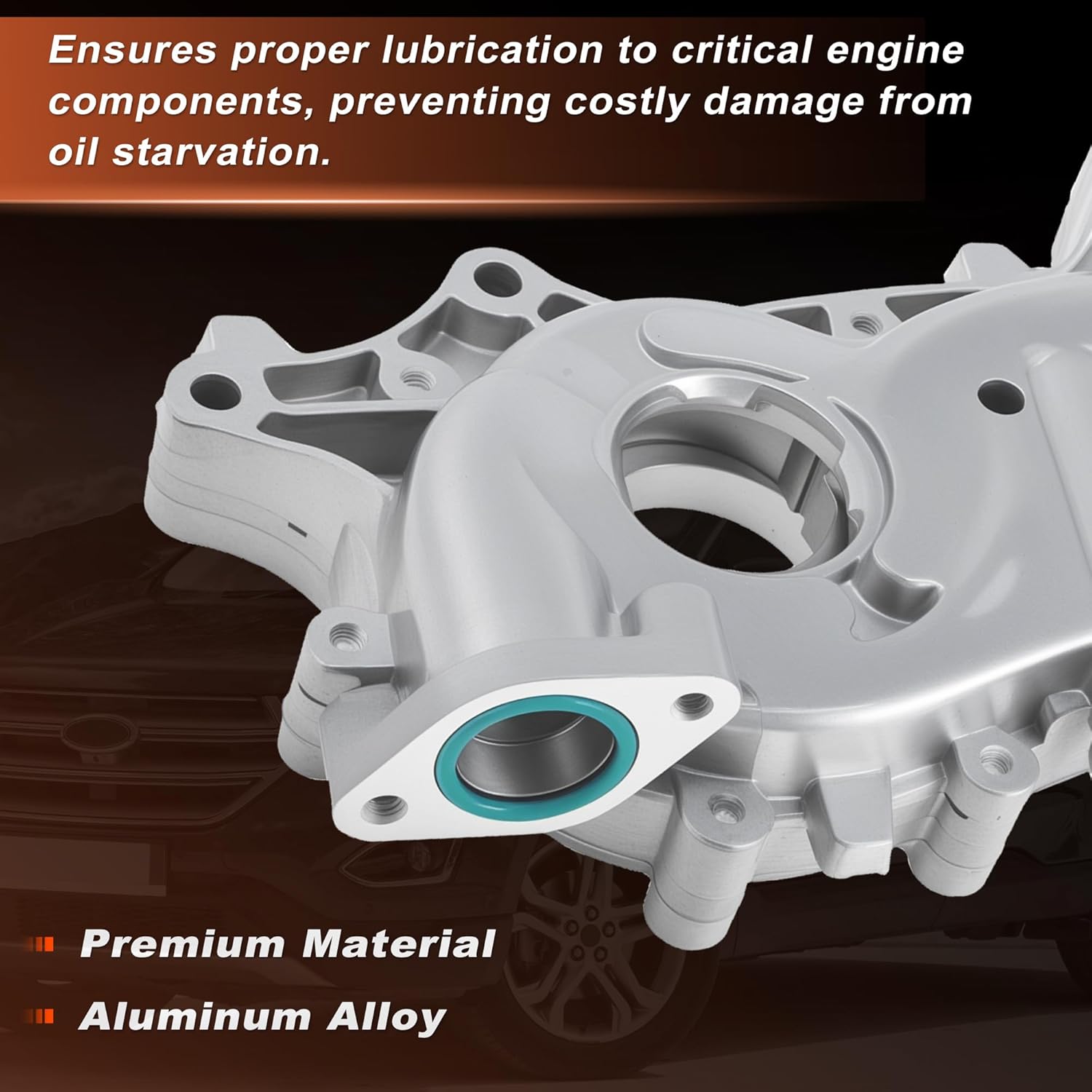 M390/GL3Z-6C639-A Engine Oil Pump 3.5L 3.7L for Ford Edge Expedition Explorer F-150 Flex for Mustang Police Interceptor Taurus Transit 150 250 350 Replace No.7T4Z-6600-AA/CY0114100