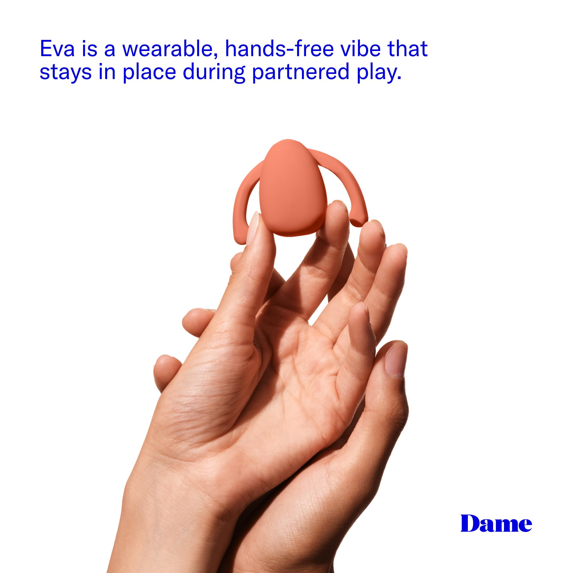 Amazon.com: Dame Products Eva Personal Massager for Women - Relieve Stress  Relax Hands-Free - 3 Speeds - Rechargeable - 100% Waterproof and Body-Safe  - Papaya Color : Health & Household