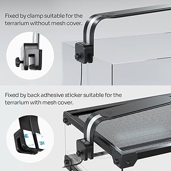 REPTI ZOO ストリップライト Amazon.com : REPTI ZOO Reptile Light Fixture with Timer, 5.5