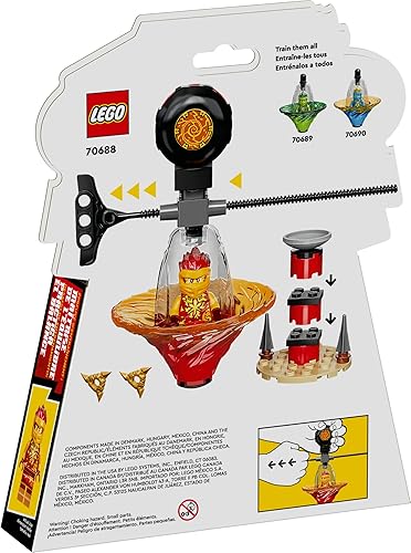Miniatura 4 de LEGO NINJAGO Kai's Spinjitzu Ninja Training 70688 Kit de construcción de juguete giratorio con NINJAGO Kai; regalo para niños mayores de 6 años (32