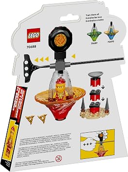 LEGO NINJAGO Kais Spinjitzu Ninja Training 70688 Spinning Toy Building Kit with NINJAGO Kai; Gift for Kids Aged 6+ (32 Pieces)
