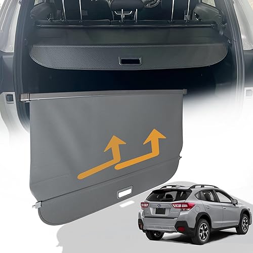 Cubierta de carga de lona retráctil para accesorios Subaru Crosstrek 2024, cubierta trasera impermeable mejorada para Subaru Crosstrek 2024