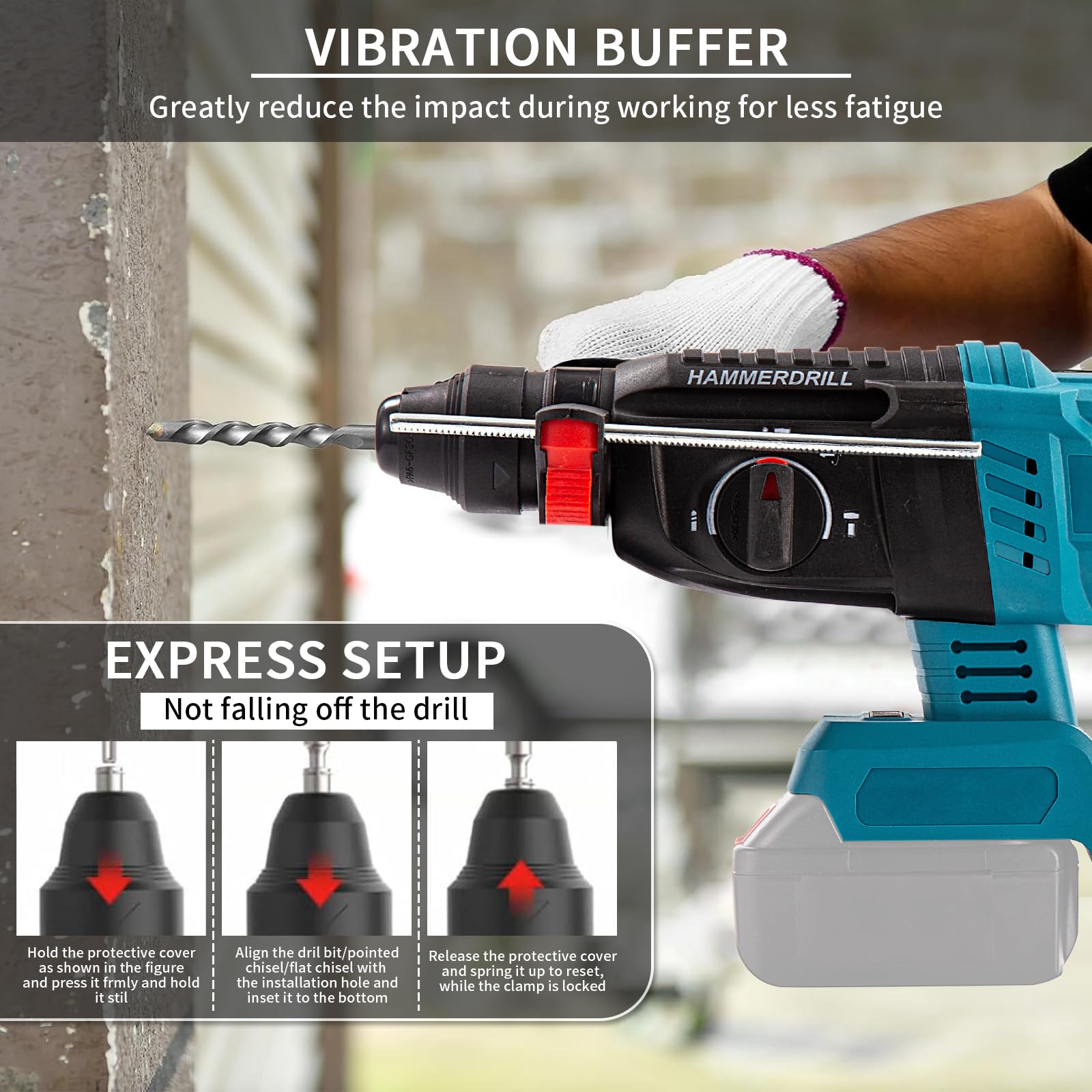 MAKITA Perceuse à percussion 18V LXT 3x3 Ah en MAKPAC - DHP484RF3J