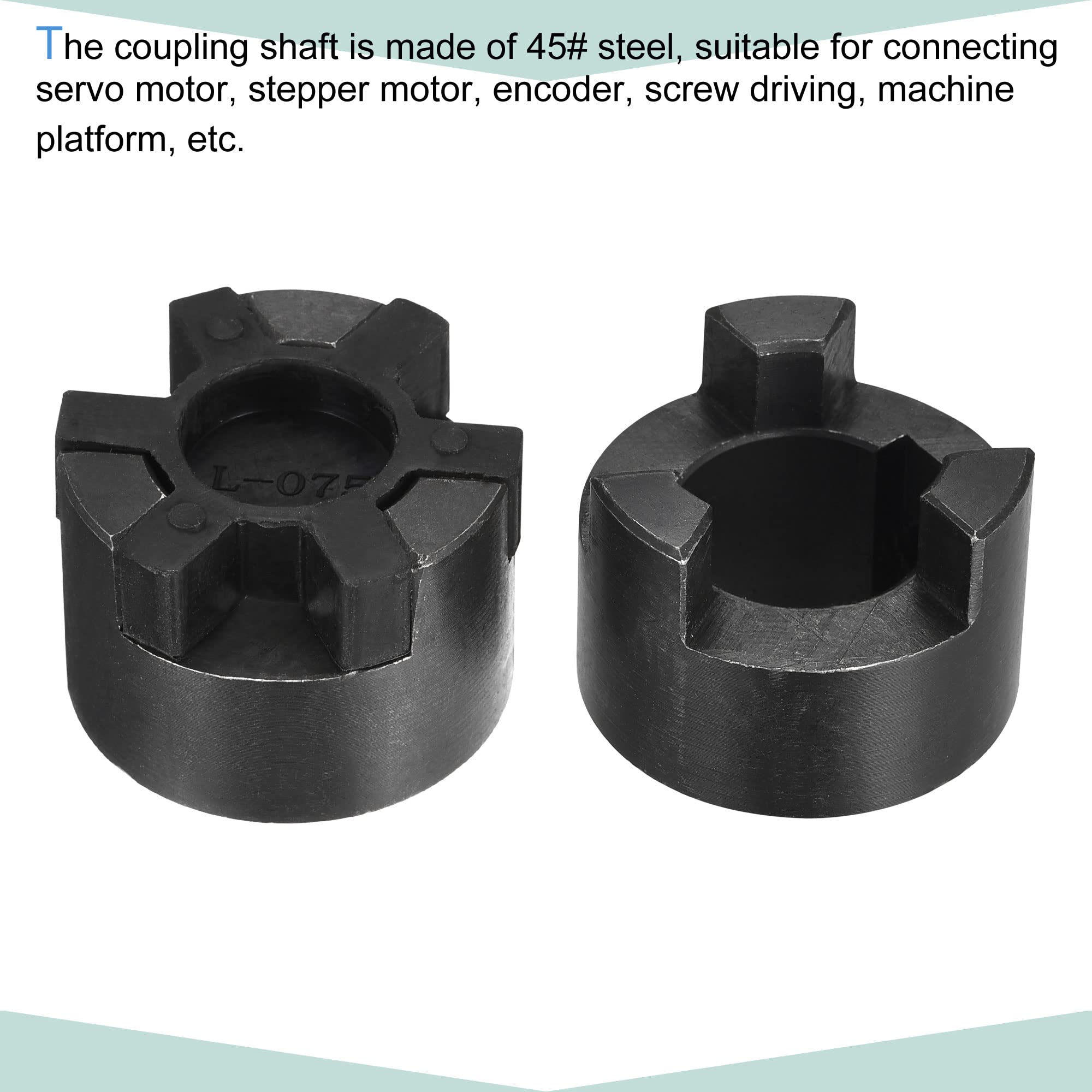 sourcing map Flexible Kupplungswelle 20 mm bis 25 mm Flexible Kupplung 52 mm L x 44 mm OD Motorkupplungsgelenk