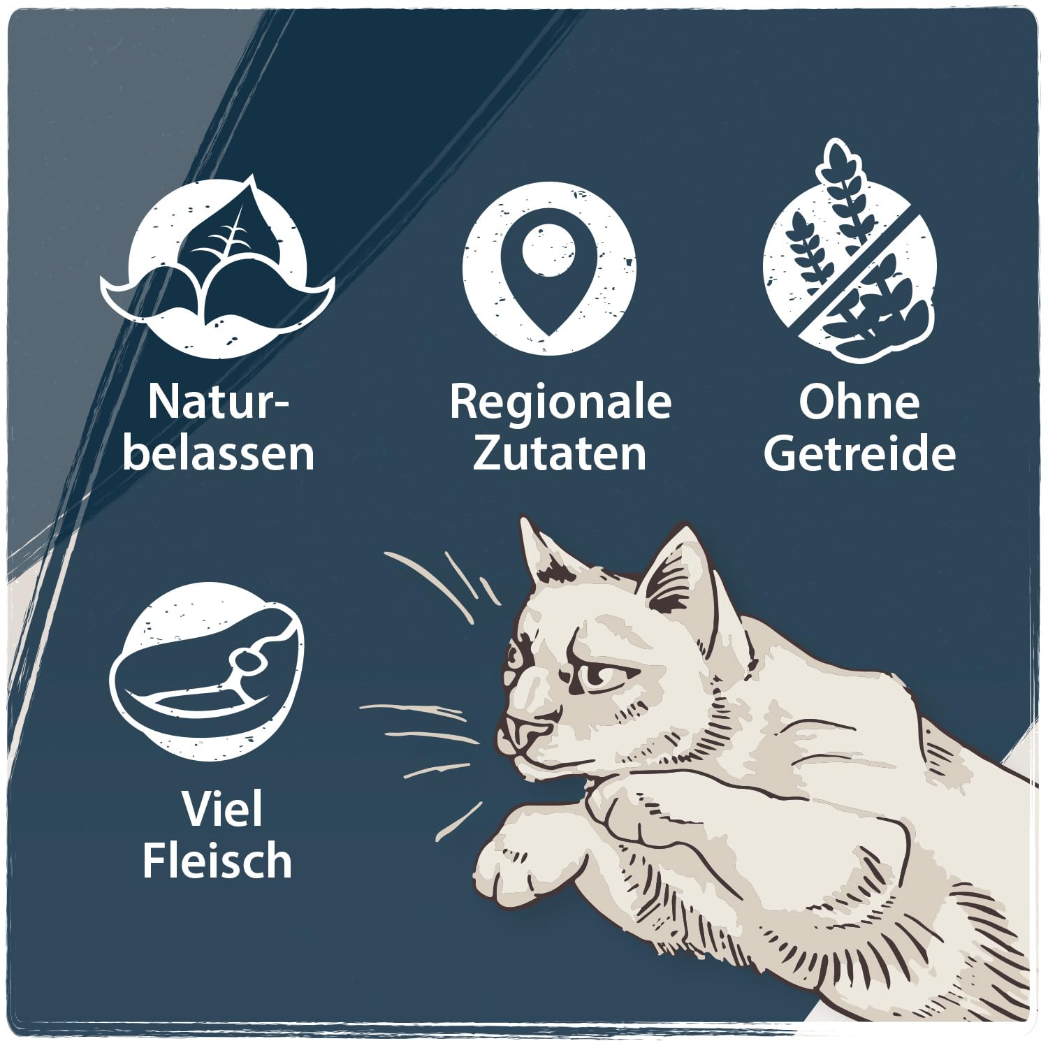 Venandi Animal - Premium Trockenfutter für Katzen - Lamm, 1er Pack (1 x 6,5kg), getreidefrei mit viel frischem Fleisch