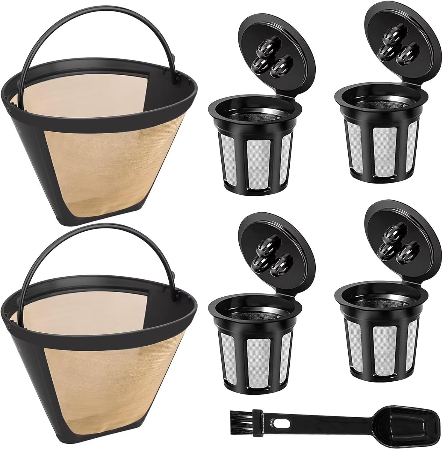 7 Pack Reusable Coffee Filter for Ninja Dual Brew Coffee Maker, K Cup