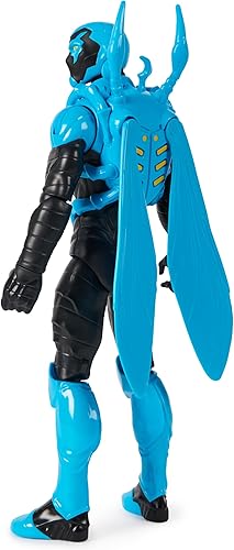 Miniatura 7 de DC Comics, Blue Beetle Figura de acción con alas, 12 pulgadas, fácil de posar, juguetes coleccionables de superhéroes para niños y niñas, a partir