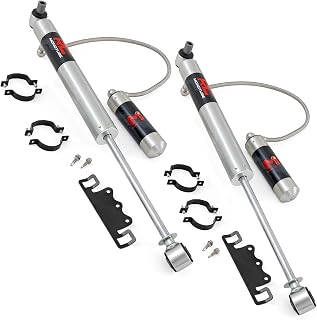 Rough Country M1R Monotube Front Shocks with External Reservoir for Jeep Wrangler JL (2021–2024) w/0-1.5" Lift & Wrangler Unlimited (2018-2025) - 2-Pack