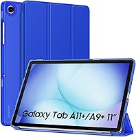 Vista 8 de MoKo Funda para Galaxy Tab A9+/A9 Plus de 11 pulgadas 2023, Funda Protectora Inteligente Delgada con Soporte y Carcasa Trasera Translúcida de PC