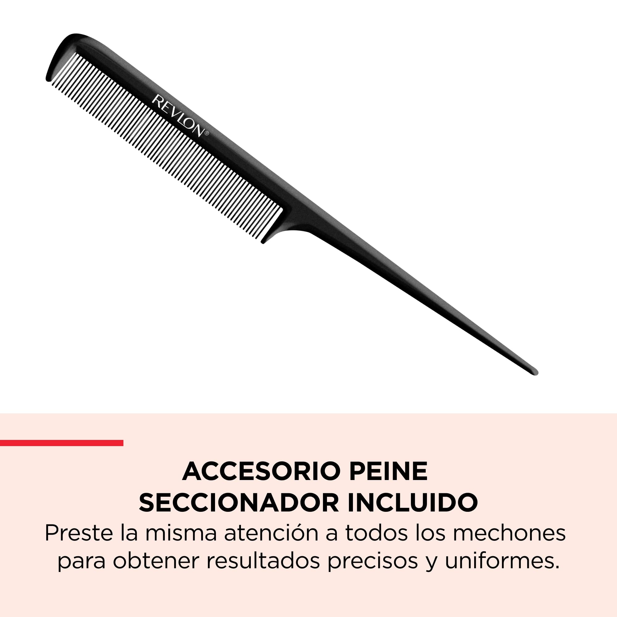 REVLON Salon One-Step Secador y voluminizador con peine seccionador - 3 calor 2 velocidades, revestimiento cerámico